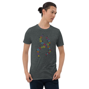 PS-Kurzärmeliges Unisex-T-Shirt