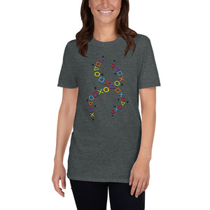 PS-Kurzärmeliges Unisex-T-Shirt