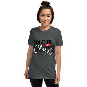 Beautiful&Classy/Kurzärmeliges Unisex-T-Shirt