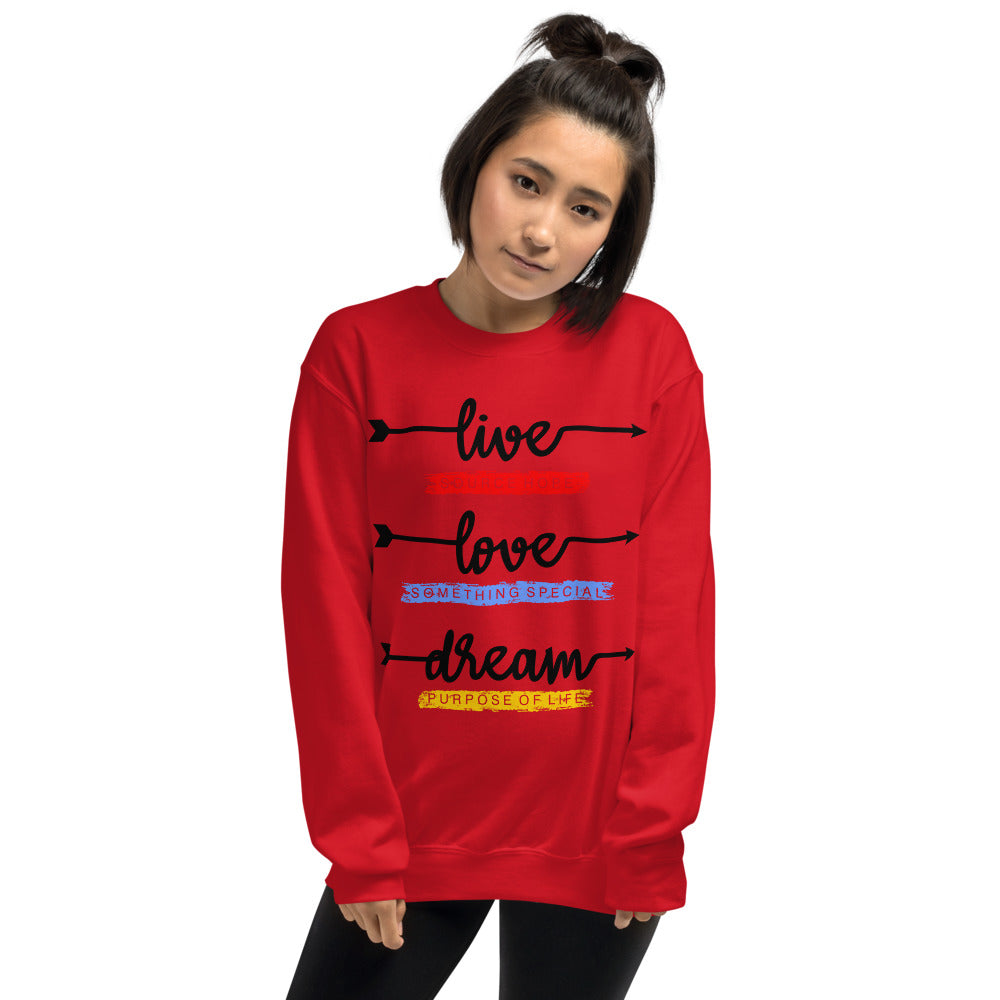 Live Love Dream/Unisex-Pullover