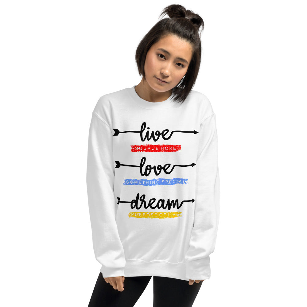 Live Love Dream/Unisex-Pullover