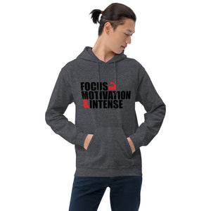 Focus Motivation & Intense/Unisex-Kapuzenpullover