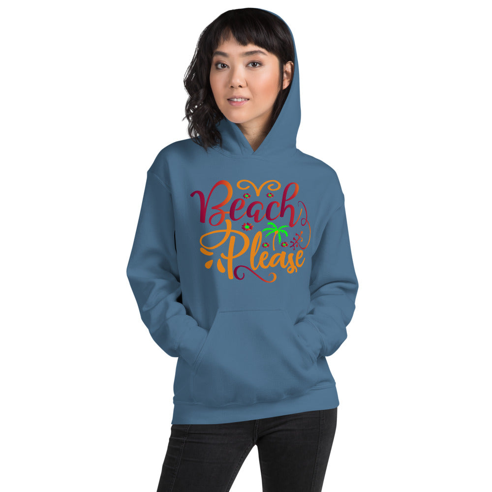 Beach Please/Unisex-Kapuzenpullover