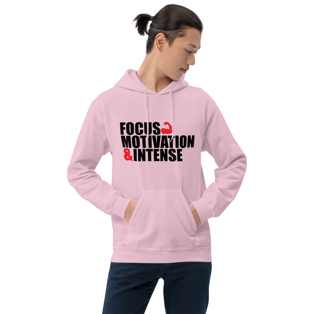 Focus Motivation & Intense/Unisex-Kapuzenpullover