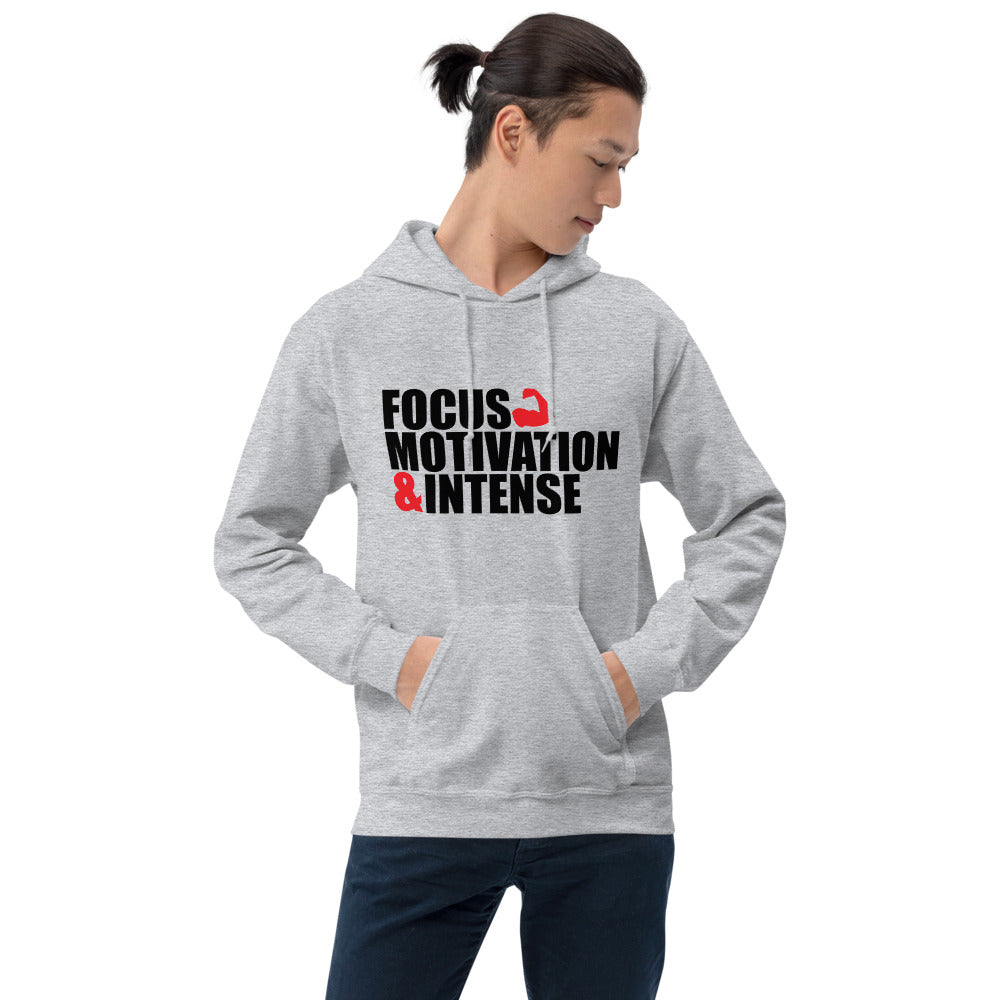 Focus Motivation & Intense/Unisex-Kapuzenpullover