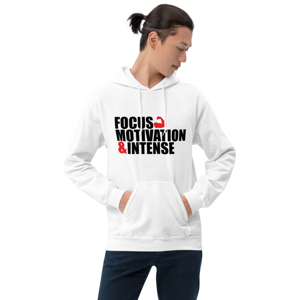 Focus Motivation & Intense/Unisex-Kapuzenpullover