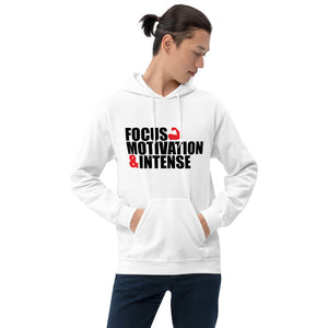 Focus Motivation & Intense/Unisex-Kapuzenpullover